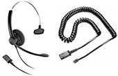 Tai nghe Poly | Tai nghe chuyên dụng Headset Plantronics Practica SP11-QD Avaya (88661-11/88471-01)