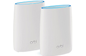 Thiết bị mạng NETGEAR | Orbi Tri-band Mesh WiFi System NETGEAR RBK50 (1 Router + 1 Satellite)