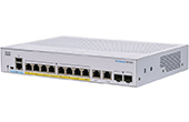 Thiết bị mạng Cisco | 10-Port Gigabit Ethernet PoE Smart Switch CBS250-8PP-E-2G-EU