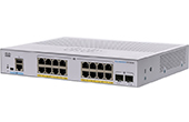 Thiết bị mạng Cisco | 18-Port Gigabit Ethernet PoE Managed Switch CISCO CBS350-16P-E-2G-EU