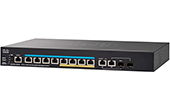 Thiết bị mạng Cisco | 8-Port 100M/1G/2.5G PoE+ Managed Switch CISCO SG350X-8PMD-K9-EU