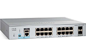 Thiết bị mạng Cisco | 16-Port GE + 2 Gigabit SFP Smart Managed Switch CISCO WS-C2960L-SM-16TS