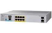 Thiết bị mạng Cisco | 8-Port GE PoE + 2 Gigabit SFP Smart Managed Switch CISCO WS-C2960L-SM-8PS