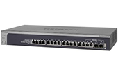 Thiết bị mạng NETGEAR | 16-Port 10-Gigabit Copper Smart Switch with 2 Copper/SFP+ Combo Ports NETGEAR XS716T