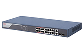 Switch PoE HIKVISION | 16 Port Fast Ethernet Smart PoE Switch HIKVISION DS-3E1318P-SI