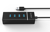 Bộ chia Hub ORICO | Bộ chia USB HUB 4 cổng ORICO W6PH4