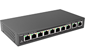 Thiết bị mạng RUIJIE | 8-Port 10/100Mbps PoE + 2-Port Gigabit Uplink Unmanaged Switch RUIJIE RG-ES110D-P