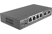 Thiết bị mạng RUIJIE | 4-Port Gigabit PoE+2-Port Gigabit Uplink Smart Cloud Switch RUIJIE RG-ES206GC-P