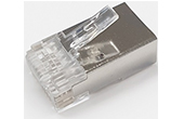 Cáp-phụ kiện LS | Đầu nối RJ45-Modular Plug LS FTP Cat5e/Cat6/Cat6A (LS-MP-SC-RJ45-EZ-C)