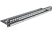 Cáp-phụ kiện LS | 24-port Category 6A Shielded Patch Panel LS (LS-PP-SC6A-24P-WM-ERI)