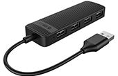 Bộ chia Hub ORICO | Bộ chia USB HUB 4 cổng ORICO FL02-BK-BP