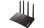 Thiết bị mạng ASUS | AX1800 Dual Band WiFi 6 Router RT-AX55