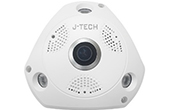 Camera IP J-TECH | Camera IP Fisheye hồng ngoại 4.0 Megapixel J-TECH UVR8240DS