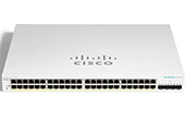 Thiết bị mạng Cisco | 52-Port Gigabit Ethernet PoE Smart Switch CISCO CBS220-48P-4G-EU