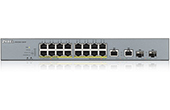 Thiết bị mạng ZyXEL | 16-Port Gigabit PoE+ L2 Web Managed Switch ZyXEL GS1350-18HP