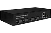 Media converter HASIVO | Media Converter Unmanaged Fiber Switch HASIVO F1200-4GX-2GC (Mode B)