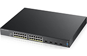 Thiết bị mạng ZyXEL | 24-port GbE PoE + 4-port 10GbE SFP+ Layer 3 Access Switch ZyXEL XGS2210-28HP