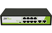 Thiết bị mạng ZKTeco | 8-Port 10/100Mbps PoE Switch ZKTeco PE082-120-C