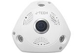 Camera IP J-TECH | Camera IP Fisheye hồng ngoại 4.0 Megapixel J-TECH UVRP8240D