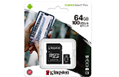 Phụ kiện Camera | Thẻ nhớ Micro SDHC KINGSTON 64GB 