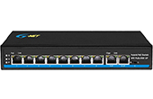 Switch PoE G-NET | 8-Port 10/100Base-TX PoE Switch G-NET G-PES-8TP2GT