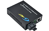 Switch PoE G-NET | 1-Port 10/100/1000Base-TX PoE Switch G-NET G-PMC-1GX1GP-SFP