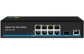 Switch PoE G-NET | 8-Port 10/100/1000Base-TX PoE Switch G-NET GX-PES-1GX1GT8GP-SFP