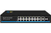 Switch PoE G-NET | 16-Port 10/100/1000Base-TX PoE Switch G-NET G-PES-2GX2GT16GP-SFP