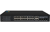 Switch PoE G-NET | 24-Port 10/100/1000Base-TX PoE Switch G-NET GX-PES-4GXC24GP-SFP