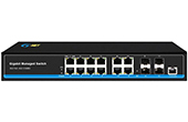 Switch PoE G-NET | 8-port GE + 4-port Combo PoE Managed Switch G-NET GX-MPS-4GXC8GP-SFP