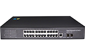 Switch PoE G-NET | 24-port GE + 2-port GE SFP PoE Managed Switch G-NET GX-MPS-2GX24GP-SFP