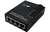 Thiết bị mạng G-NET | 4-port 10/100Base-TX Ethernet Switch G-NET G-UES-1FX4TX-SC20A/B