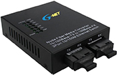 Thiết bị mạng G-NET | 3-port 10/100Base-TX Ethernet Switch G-NET G-UES-2FX3TX-SC20A/B