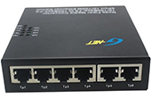 Thiết bị mạng G-NET | 6-port 10/100Base-TX Ethernet Switch G-NET G-UES-2FX6TX-SC20