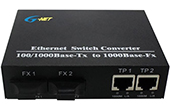 Thiết bị mạng G-NET | 2-port 10/100/1000Base-TX Ethernet Switch G-NET G-UES-2GX2GT-SC20