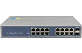 Thiáº¿t bá»‹ máº¡ng G-NET | 16-port 10/100/1000Base-TX Ethernet Switch G-NET G-UES-2GX16GT-SFP