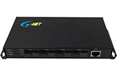 Thiết bị mạng G-NET | 4-port 100Base-FX Fiber + 1-port 10/100Base-TX RJ45 Ethernet Switch G-NET G-UES-4FX1TX-SC20