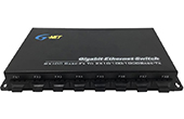 Thiết bị mạng G-NET | 2-port 10/100/1000Base-TX Ethernet Switch G-NET G-UES-8FX2GT-SC20