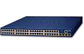 Thiết bị mạng PLANET | 48-Port GE PoE + 4-Port 1G SFP Managed Switch PLANET GS-4210-48P4S