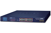 Thiết bị mạng PLANET | 16-Port 10/100/1000T 802.3at PoE + 2-Port 1000X SFP Switch PLANET GSW-1820VHP