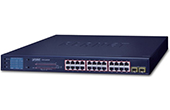 Thiết bị mạng PLANET | 24-Port 10/100/1000T 802.3at PoE + 2-Port Gigabit SFP Switch PLANET GSW-2620VHP