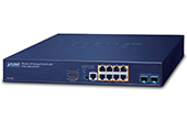 Thiết bị mạng PLANET | 8-Port Gigabit PoE + 2-Port 10G SFP+ Wireless AP Managed Switch PLANET WS-1032P