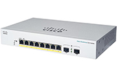 Thiết bị mạng Cisco | 8-port Gigabit Ethernet + 2-port Gigabit SFP PoE Smart Switch CISCO CBS220-8P-E-2G-EU