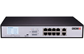 Switch PoE Provision-ISR | 8-port Giga PoE switch Provision-ISR PoES-08120GC+2GI