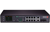 Switch PoE Provision-ISR | 8-port Giga PoE switch Provision-ISR PoES-08120GCL+2Combo