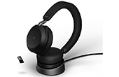 Tai nghe Jabra | Tai nghe Jabra Evolve2 75 Link380c MS Stereo Stand Black