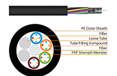 Cáp-phụ kiện HEIZKA | Outdoor Stranded Loose Tube Non-Metallic CSM Optical Fibre Cable HEIZKA HEFOLN042PE