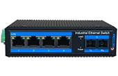 Media Converter GNETCOM | Bộ chuyển đổi quang PoE công nghiệp 10/100Mbps GNETCOM G-IES7104FE-20