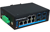 Media Converter GNETCOM | Bộ chuyển đổi quang PoE công nghiệp 10/100/1000Mbps GNETCOM G-IES7146G-SFP