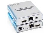 HDMI/VGA/DVI Fiber Converter HO-LINK | Bộ chuyển đổi HDMI qua cáp mạng 120M HO-LINK HL-HDMI-120M (4K)